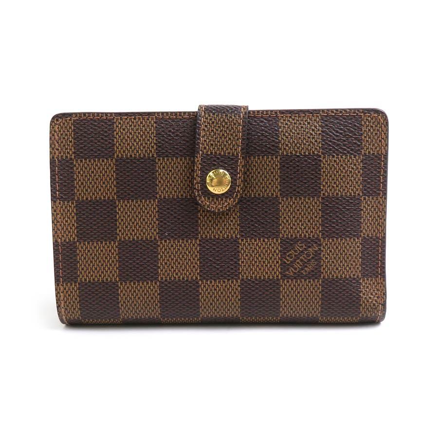 【美品】ルイヴィトン ダミエ 二つ折り財布 ブラウン 楽天市場】【財布】LOUIS VUITTON ルイ ヴィトン ダミエ