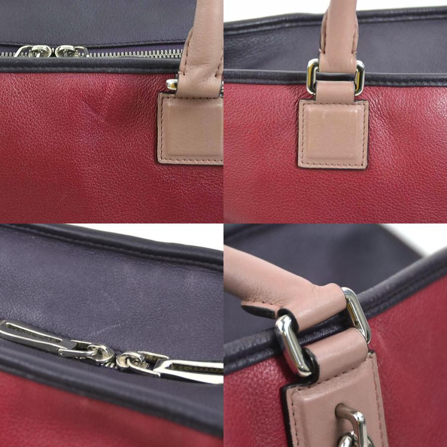 LOEWE（ロエベ） ハンドバッグ アマソナ レザー バーガンディ/ダーク 