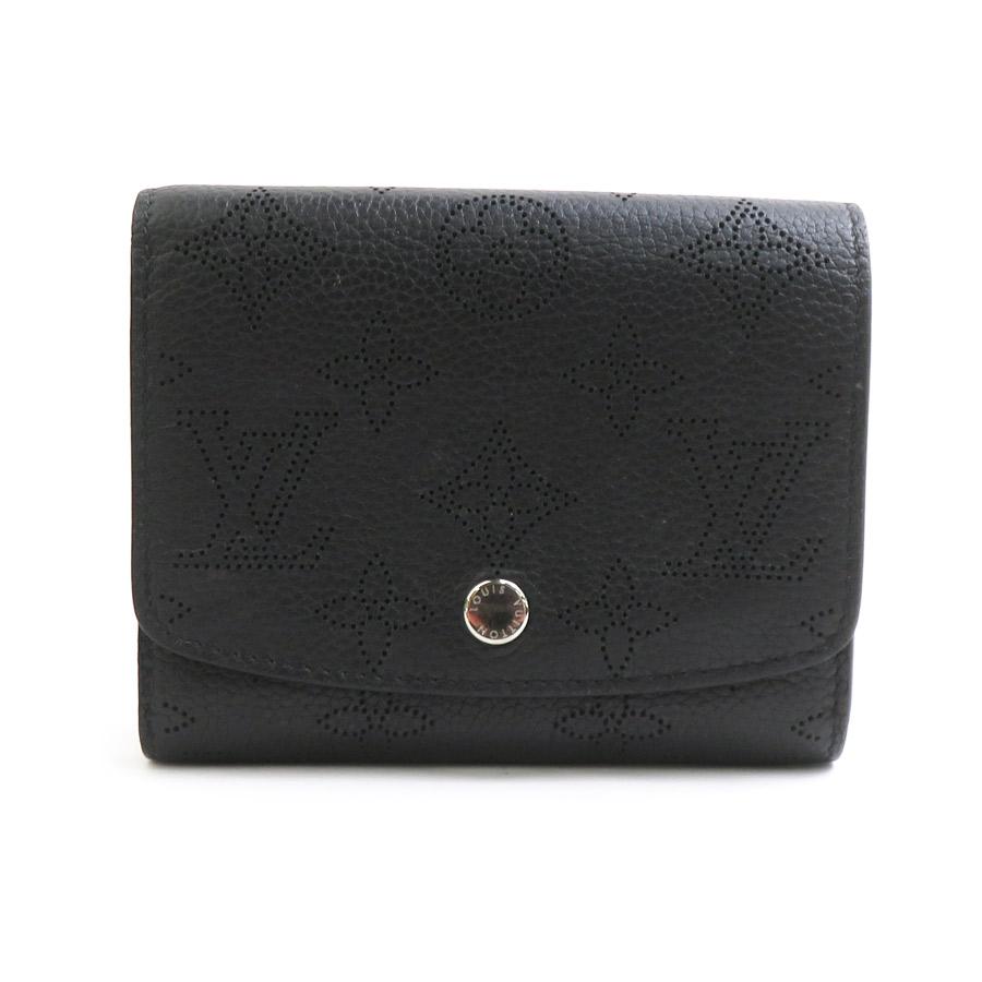 ルイヴィトン VUITTON　マヒナ イリス 黒 LOUIS VUITTON 【新品同様】ルイヴィトン マヒナ ポルトフォイユ