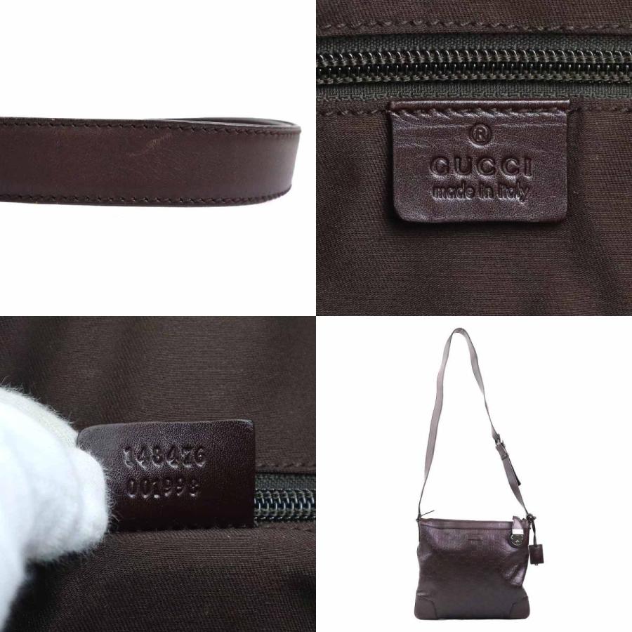 GUCCI（グッチ） 斜め掛けショルダーバッグ グッチシマ レザー