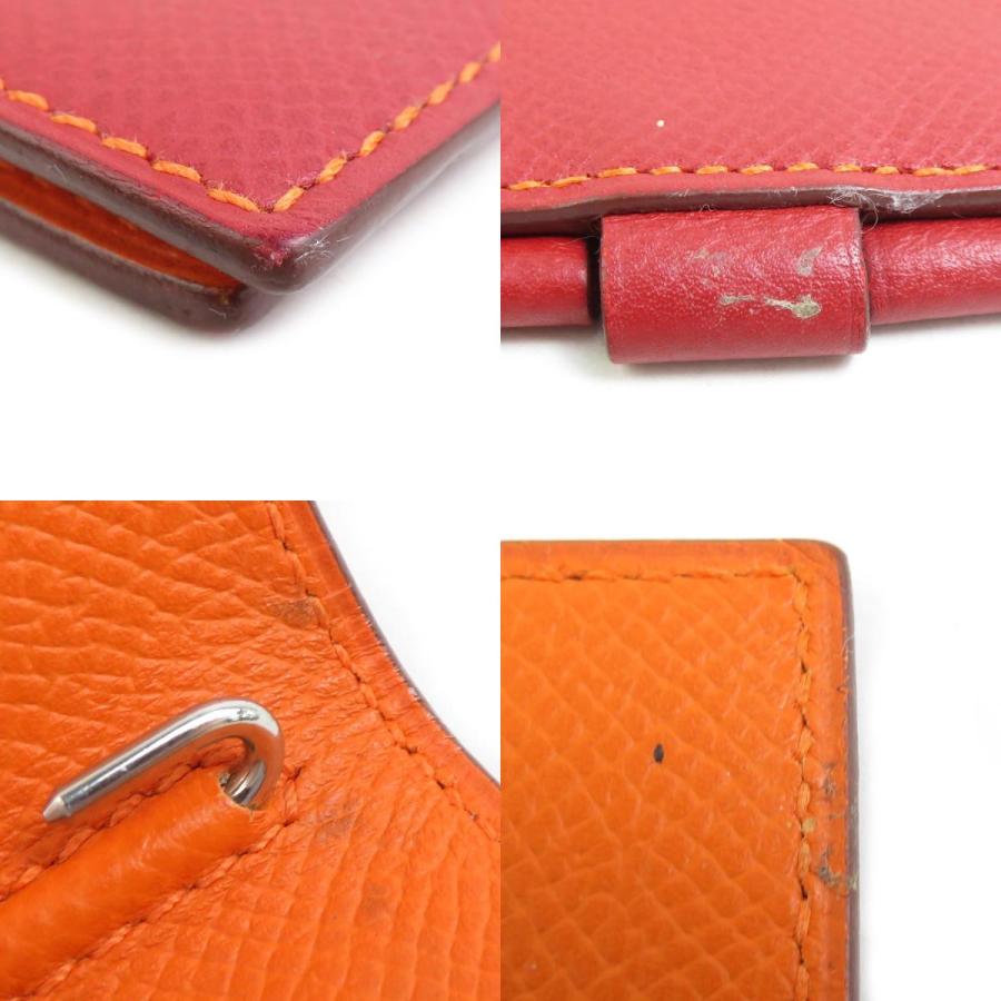 HERMES（エルメス） 手帳カバー ブックマーク セット レザー レッド