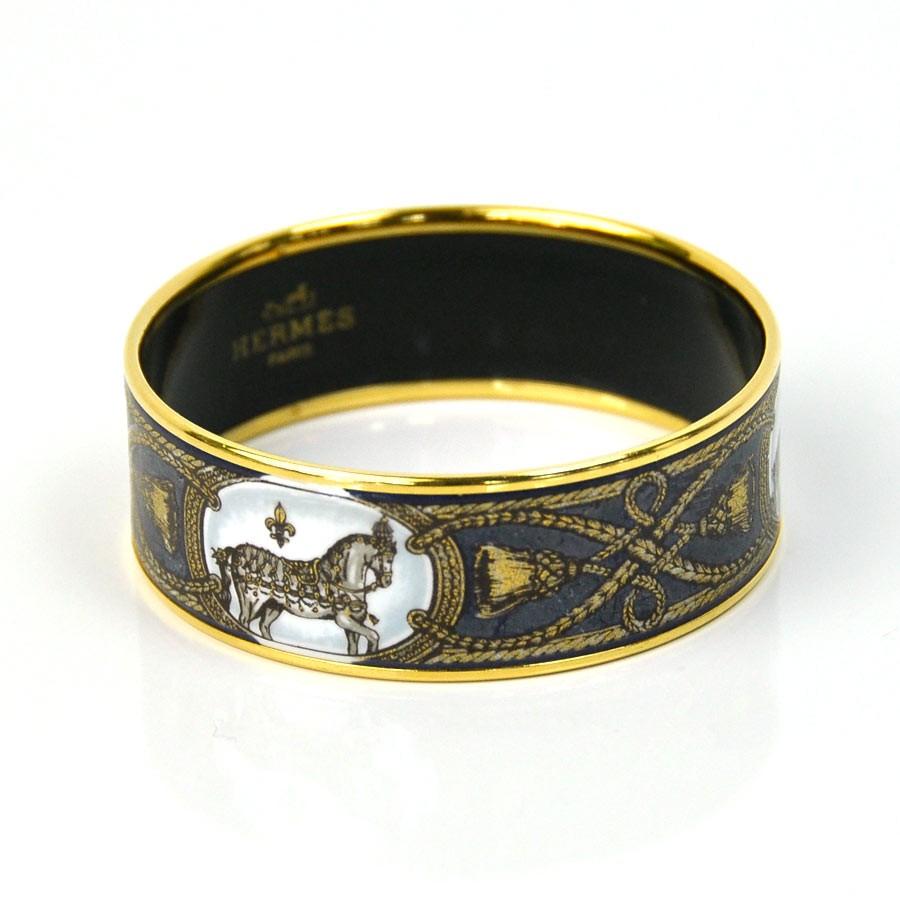 超目玉枠 エルメス Hermes 定番人気 金属素材 エルメス ブレスレット バングル エマイユ 金属素材 グレーxゴールド 定番人気 ペットフード サプリのラブリー 4a Studio J Co