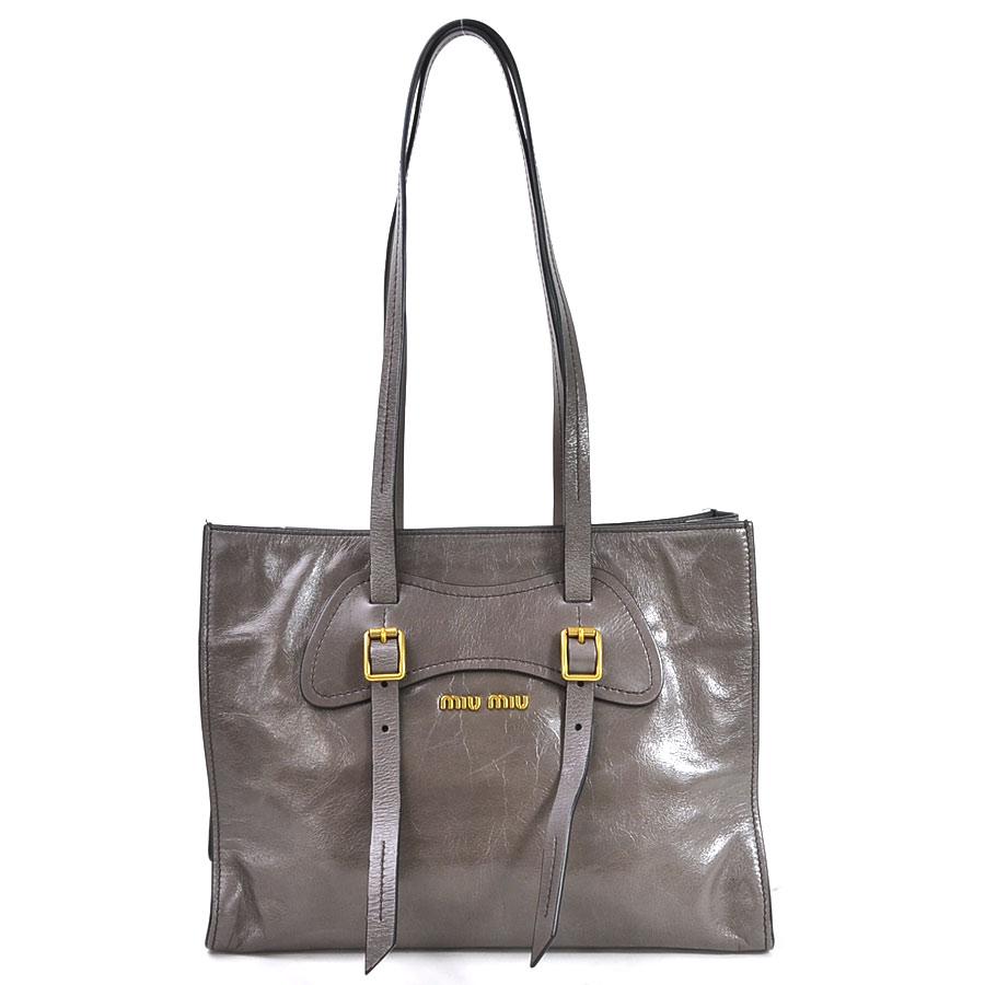 miu miu（ミュウミュウ） ショルダーバッグ VITELLO SHINE 5BG186