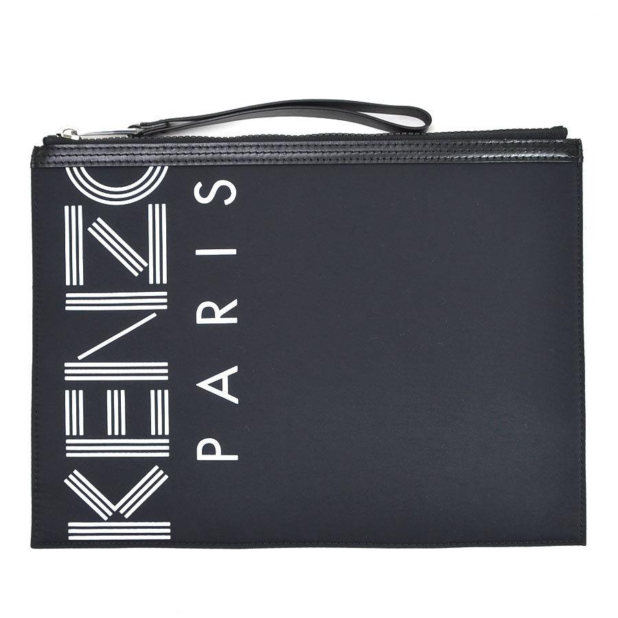 ケンゾー KENZO クラッチバッグ セカンドバッグ ロゴ ナイロン