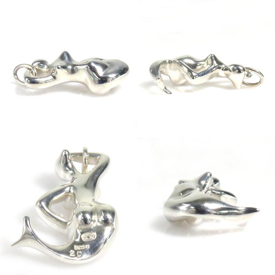 ジョージジェンセン GEORG JENSEN ネックレストップ 人魚モチーフ 