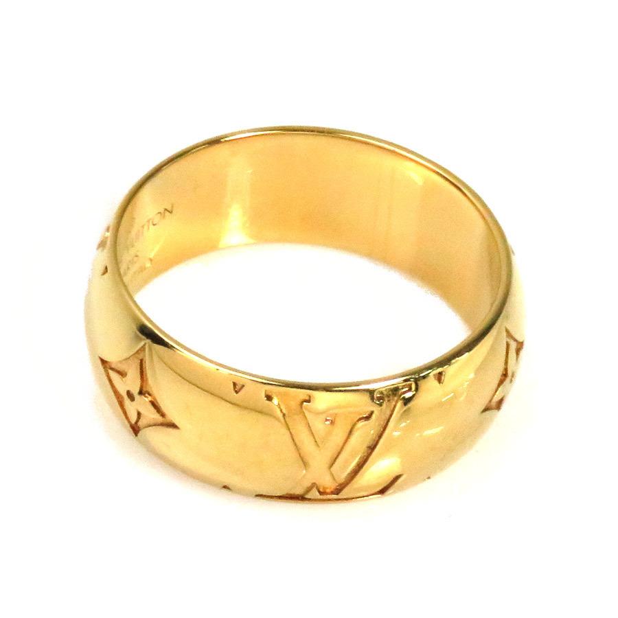 ルイヴィトン Louis Vuitton 指輪 リング ネックレストップ リングネックレス モノグラム 金属素材 ゴールド 定番人気