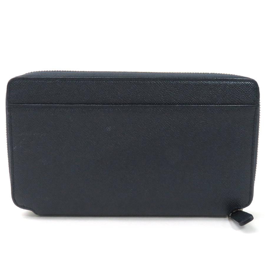 良品 2118 dunhill オーガナイザー 長財布 レザー ネイビー 良品 2118 dunhill オーガナイザー 長財布 レザー ネイビー