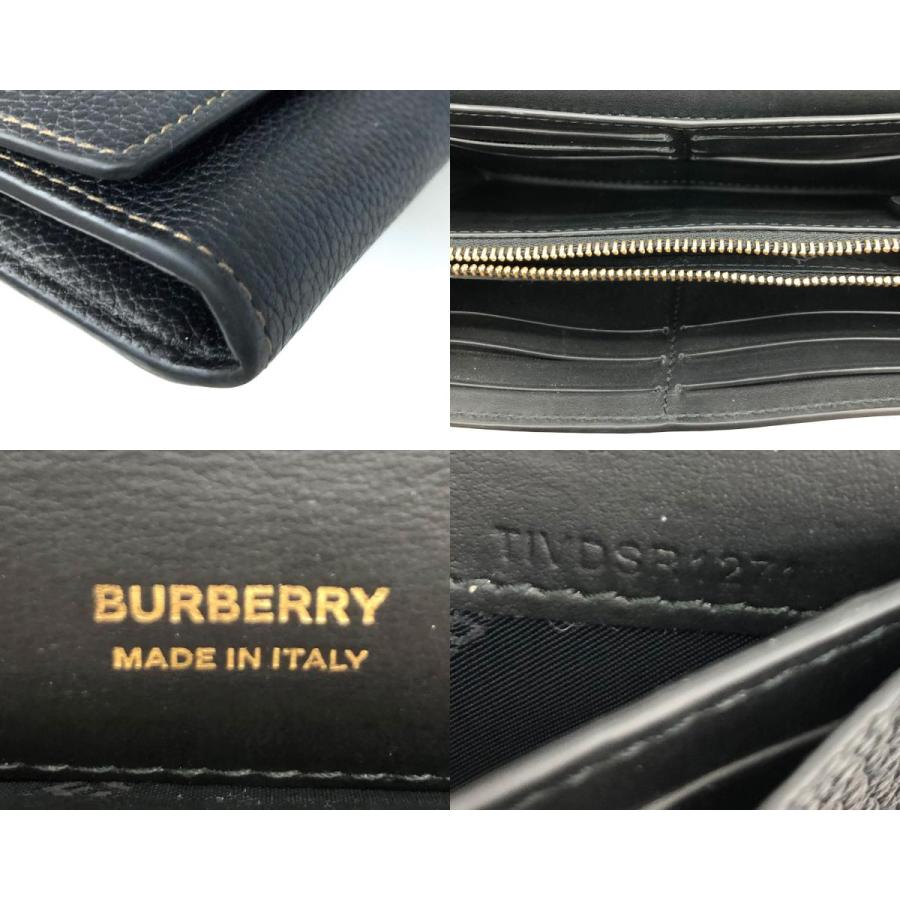 BURBERRY（バーバリー） 長財布 レザー ブラック : ブランドバリュー