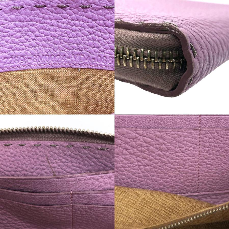 FENDI フェンディ ラウンドファスナー長財布 セレリア レザー FENDI フェンディ ラウンドファスナー長財布 セレリア レザー