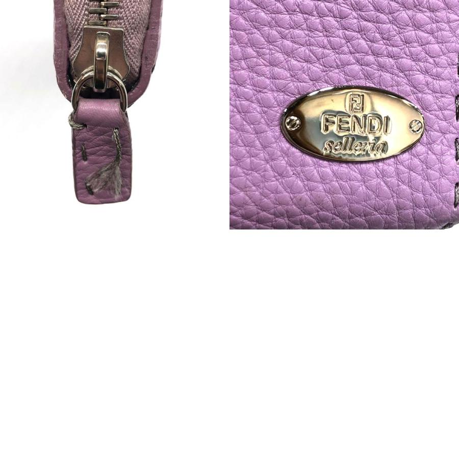 FENDI フェンディ ラウンドファスナー長財布 セレリア レザー FENDI フェンディ ラウンドファスナー長財布 セレリア レザー