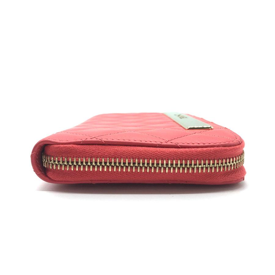 CHANEL（シャネル） ラウンドファスナー長財布 マトラッセ ラムスキン