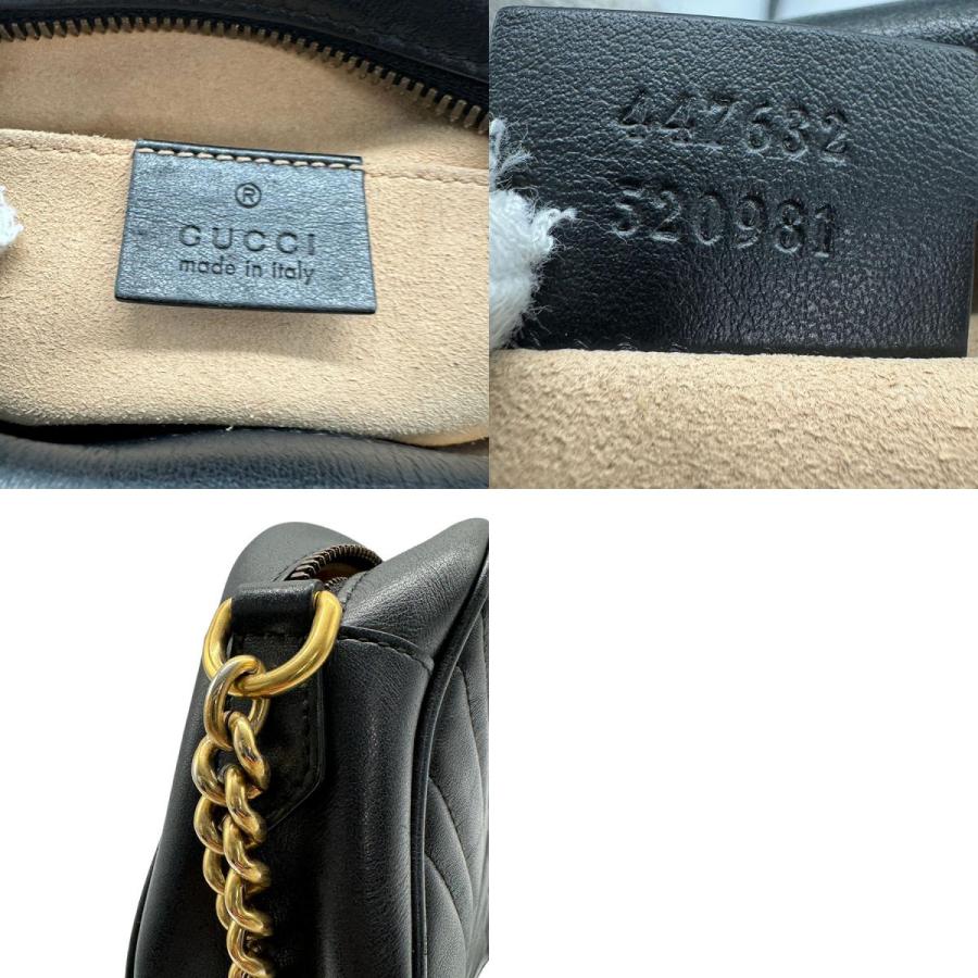 GUCCI（グッチ） 斜め掛けショルダーバッグ GGマーモント レザー