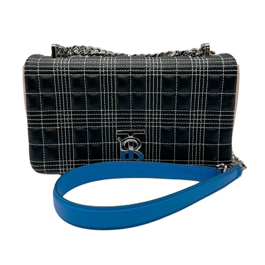 BURBERRY（バーバリー） ショルダーバッグ ブラック×ピンク : ブランド