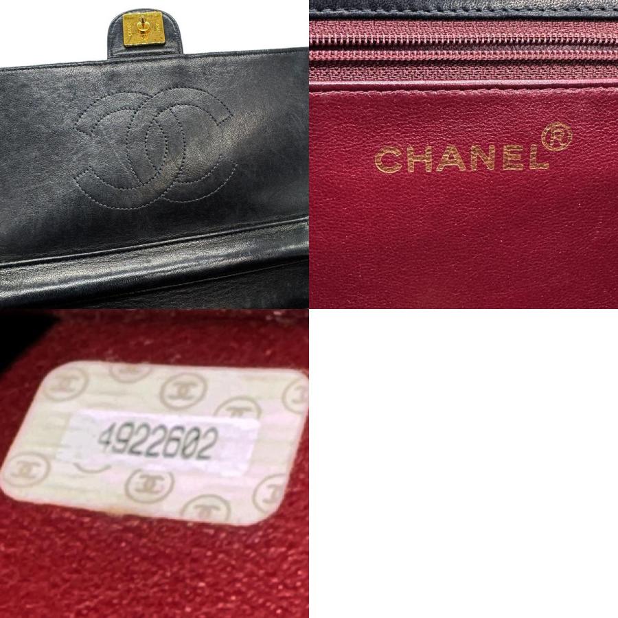 シャネル CHANEL ショルダーバッグ チェーンショルダーバッグ マトラッセ レザー/メタル ブラック/ゴールド｜brandvalue-store｜05