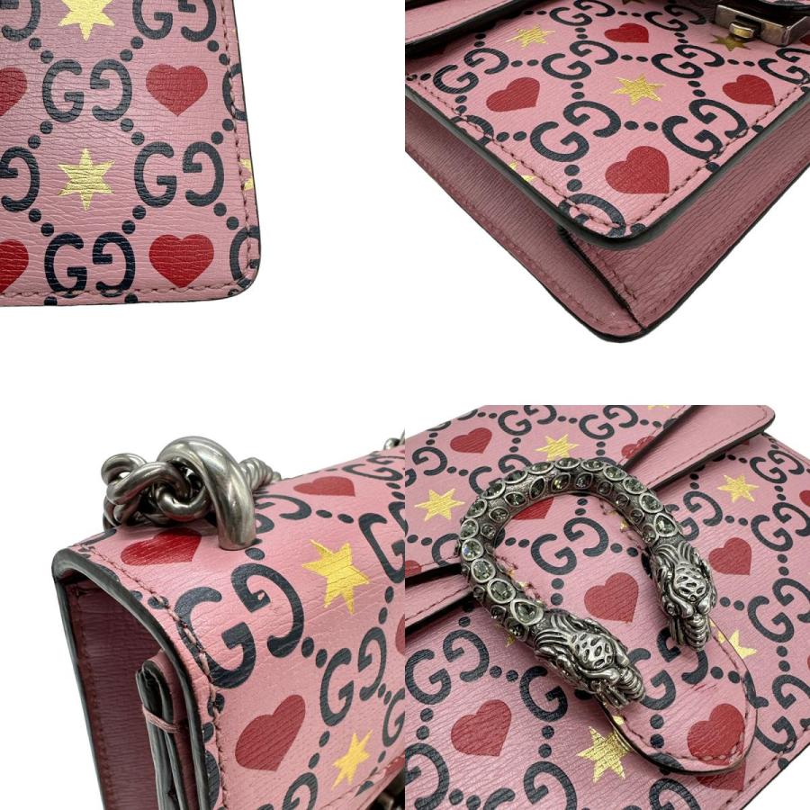 GUCCI（グッチ） ショルダーバッグ ディオニュソス レザー ピンク系 