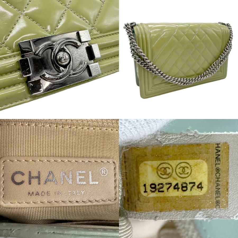 CHANEL（シャネル） ショルダーバッグ ボーイシャネル パテントレザー