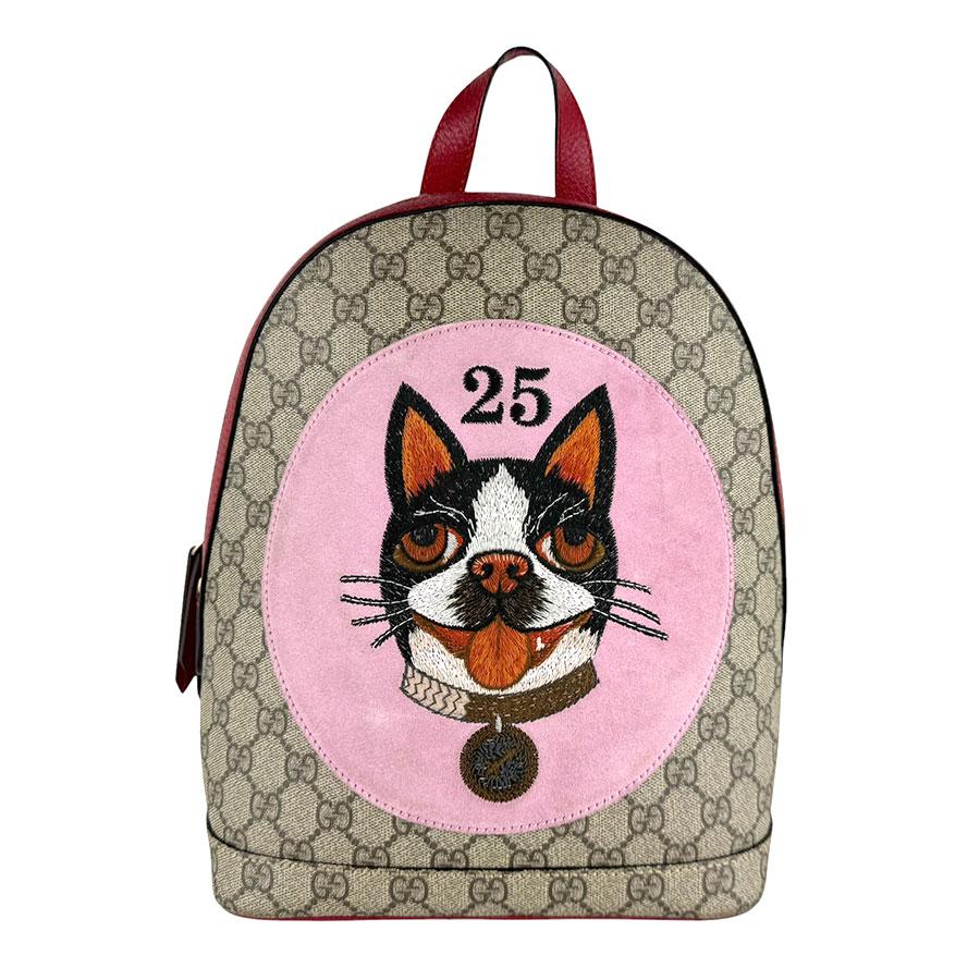 グッチ GUCCI リュック GGスプリーム GUCCI（グッチ） リュック ボスコ GGスプリームキャンバス ブラウン