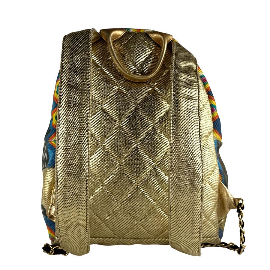 Chanel リュック CHANEL（シャネル） リュック コーティングキャンバス ゴールド/マルチ