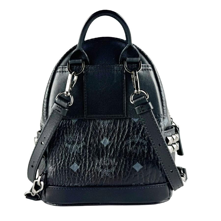 MCM（エムシーエム） エム シー エム リュック レザー ブラック