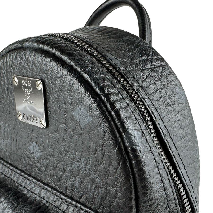 MCM（エムシーエム） エム シー エム リュック レザー ブラック