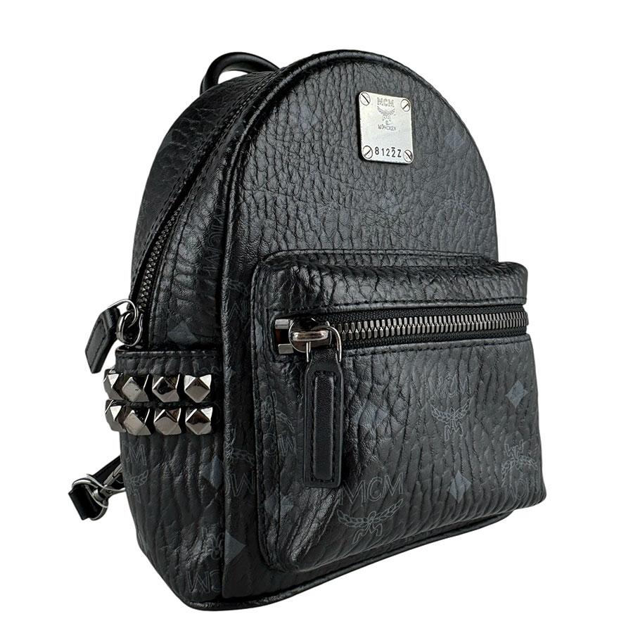 MCM（エムシーエム） エム シー エム リュック レザー ブラック