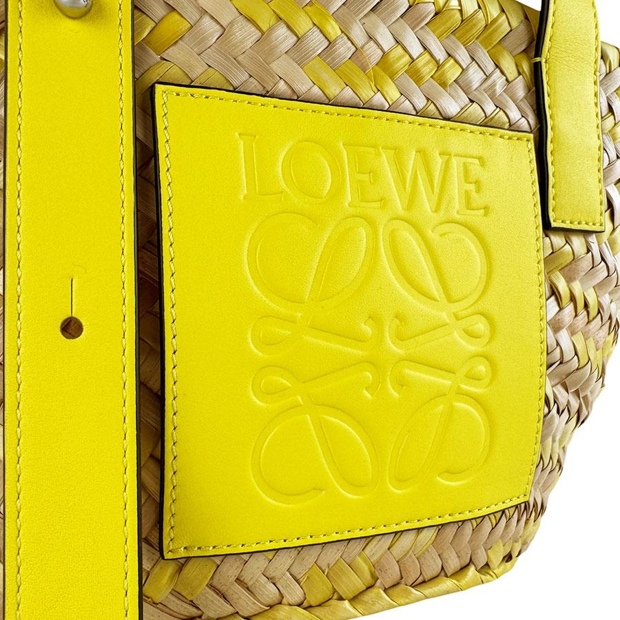 LOEWE（ロエベ） ハンドバッグ バスケットバッグ スモール ストロー