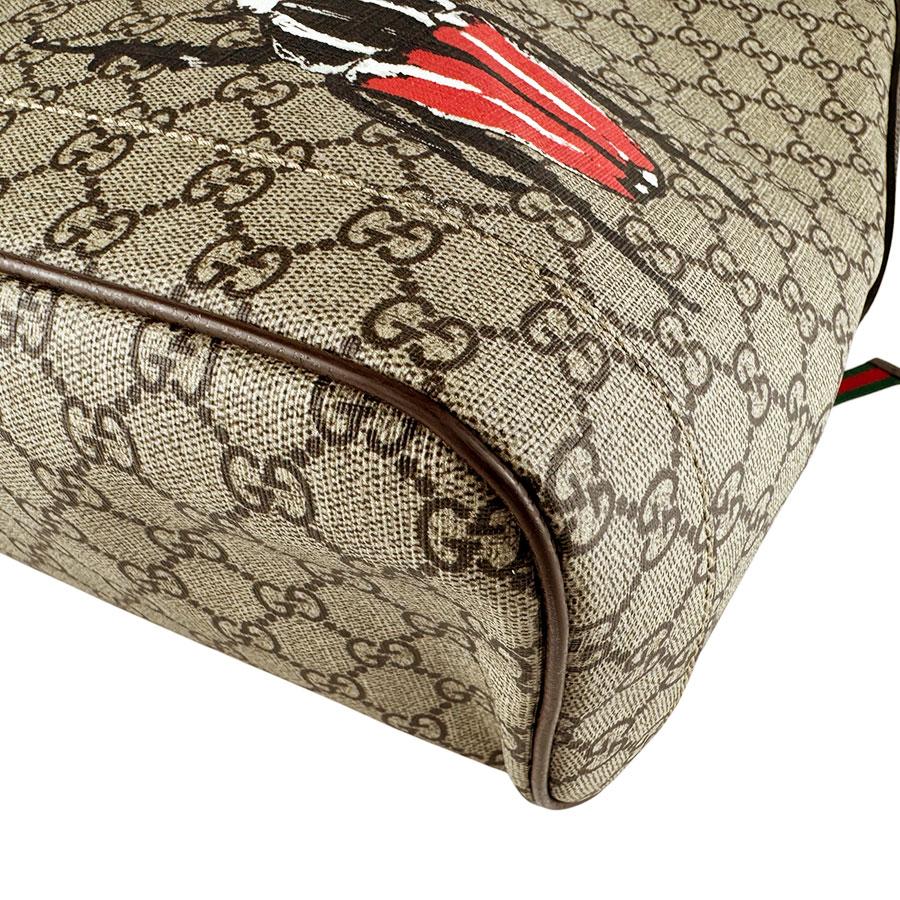GUCCI（グッチ） リュック GGスプリームキャンバス ブラウン