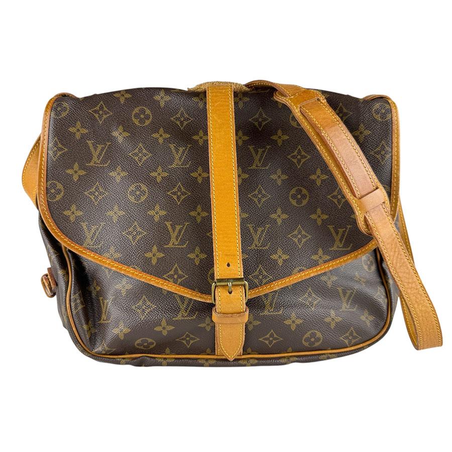 ルイヴィトン ソミュール 35 モノグラム ショルダーバッグ ショルダー千切れ有 LOUIS VUITTON（ルイ・ヴィトン） ルイ ヴィトン ショルダーバッグ