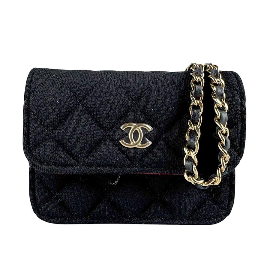 CHANEL（シャネル） ショルダーバッグ コットン ブラック : ブランド
