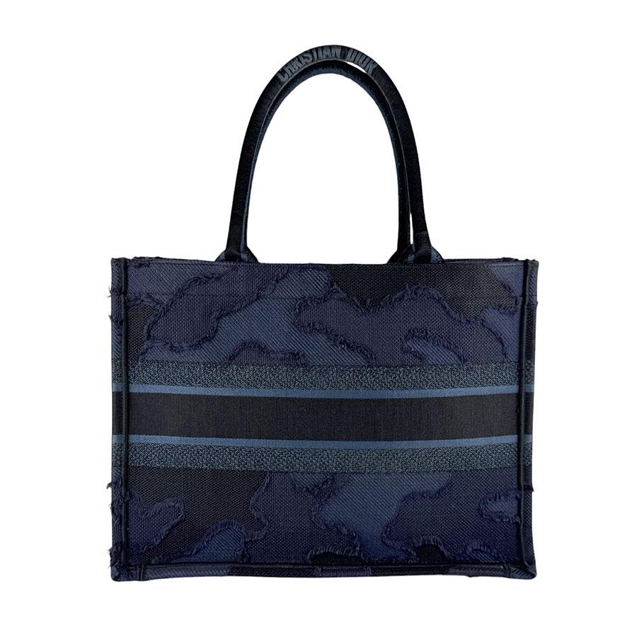 CHRISTIAN DIOR ロゴトートバッグ ネイビー クリスチャンディオール Christian Dior ハンドバッグ ブックトート