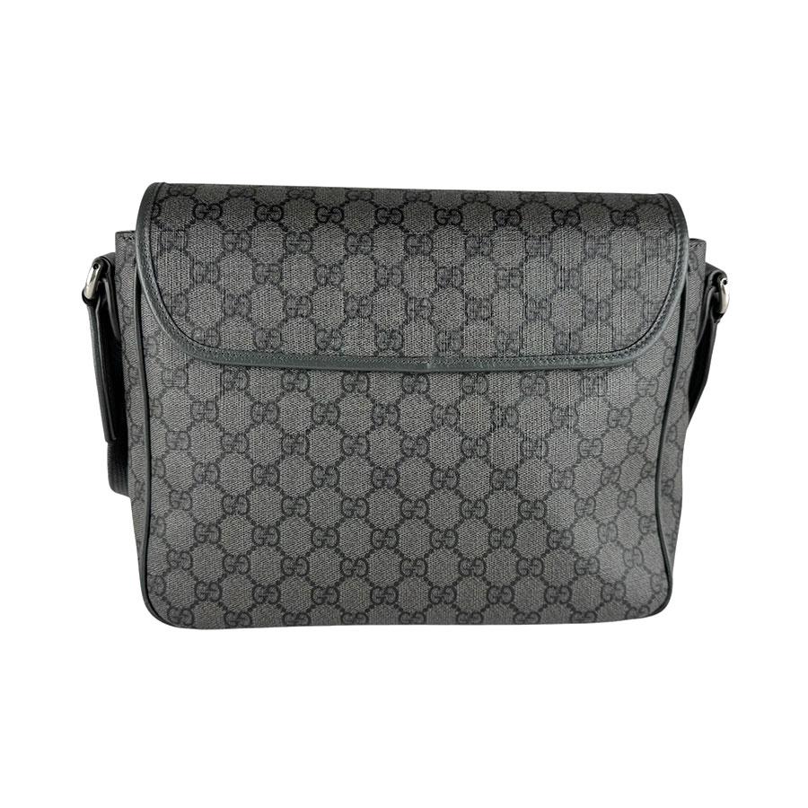 GUCCI（グッチ） ショルダーバッグ GGスプリームキャンバス グレー