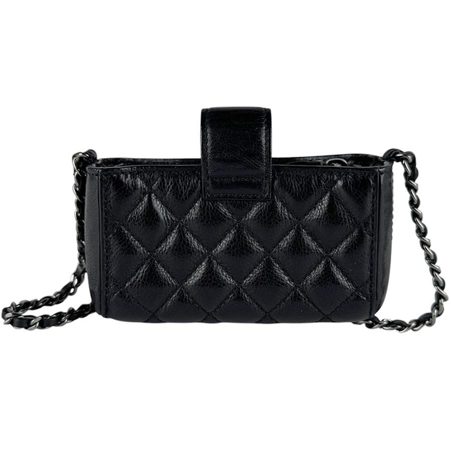 CHANEL ブラックー レザー ショルダーバッグ CHANEL（シャネル） ショルダーバッグ ミニショルダーバッグ レザー