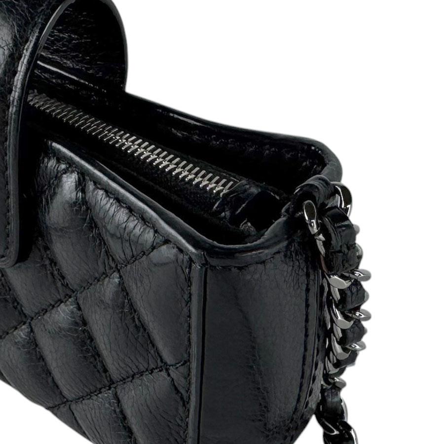 CHANEL 黒 レザー ショルダーバッグ CHANEL（シャネル） ショルダーバッグ ミニショルダーバッグ レザー