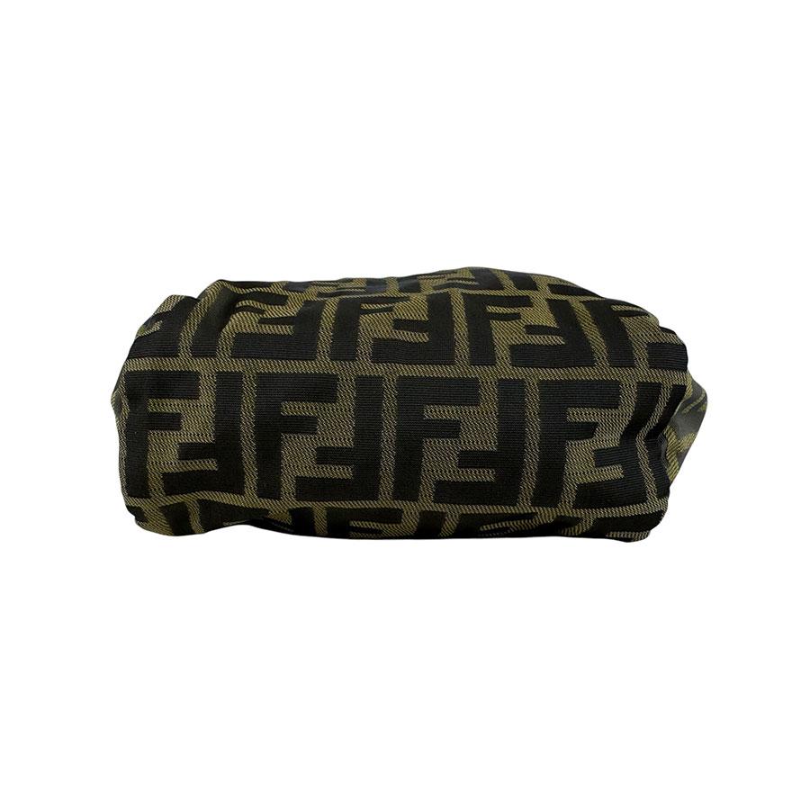 FENDI（フェンディ） ハンドバッグ ズッカ ナイロンキャンバス カーキ