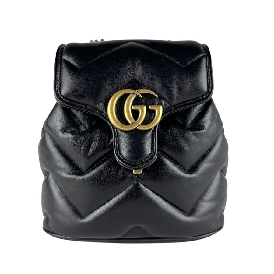 GUCCI（グッチ） リュック レザー ブラック : ブランドバリュー - 通販