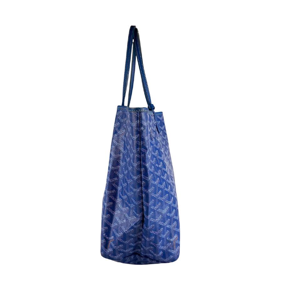 GOYARD（ゴヤール） トートバッグ サンルイ PM PVC/レザー ブルー