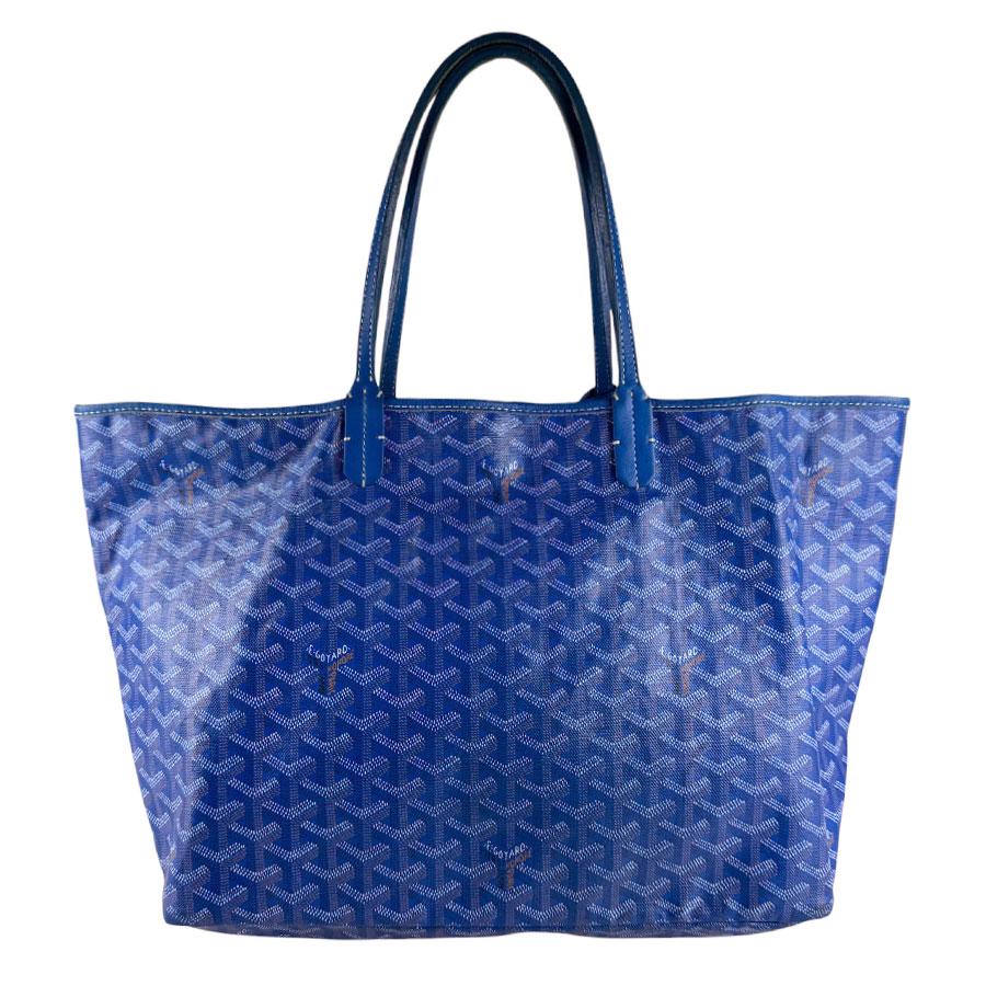 GOYARD（ゴヤール） トートバッグ サンルイ PM PVC/レザー ブルー