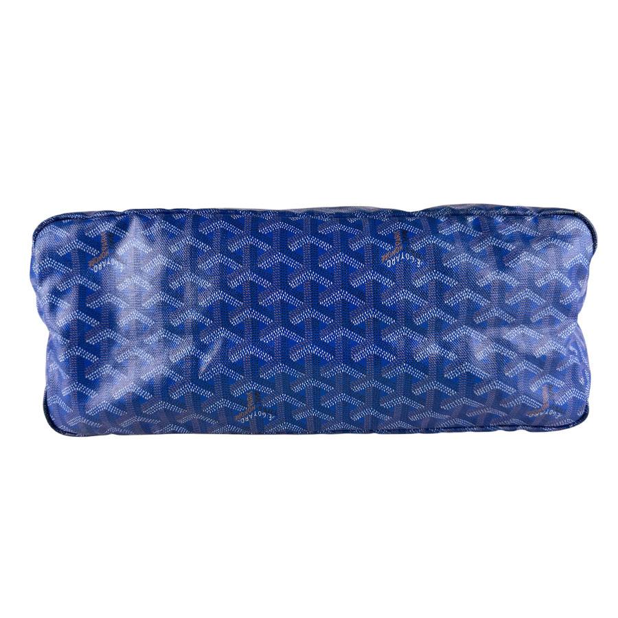 GOYARD（ゴヤール） トートバッグ サンルイ PM PVC/レザー ブルー