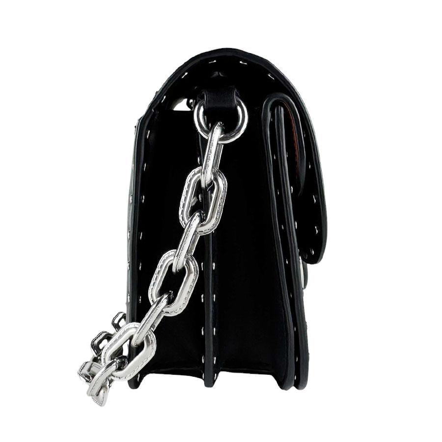 COACH（コーチ） ショルダーバッグ レザー/メタル ブラック/シルバー