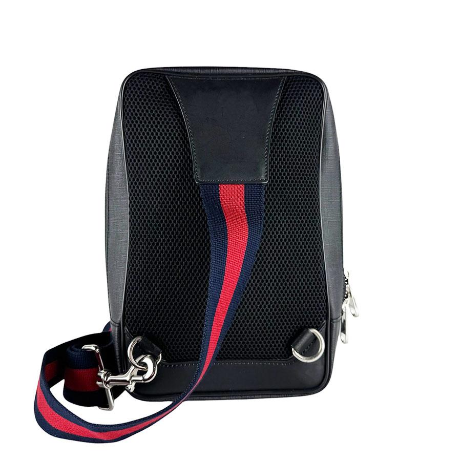 GUCCI（グッチ） ボディバッグ GGスプリームキャンバス ブラック
