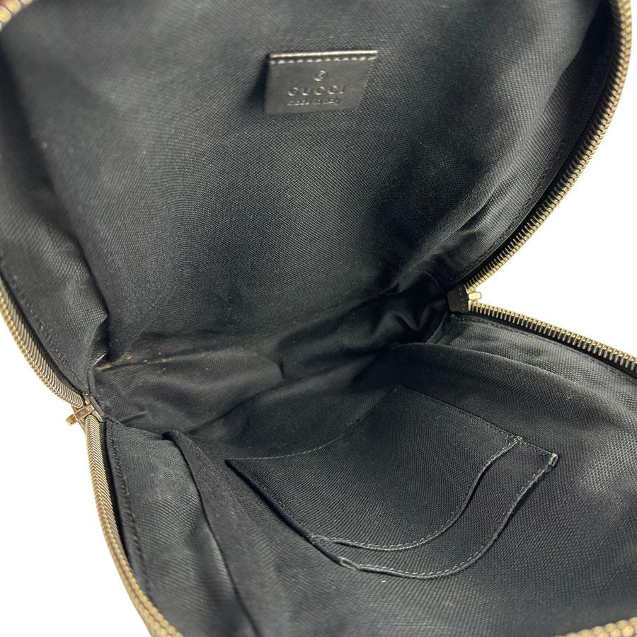 GUCCI（グッチ） ボディバッグ GGスプリームキャンバス ブラック