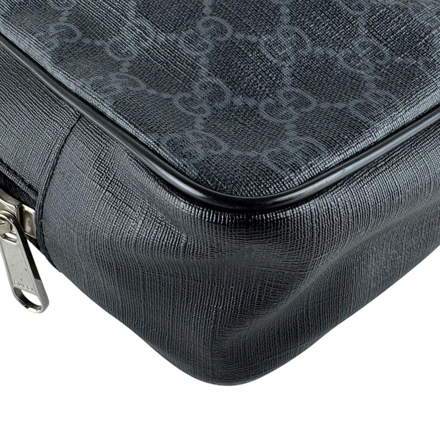 GUCCI（グッチ） ボディバッグ GGスプリームキャンバス ブラック