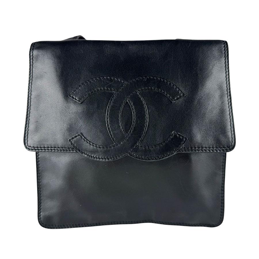 CHANEL（シャネル） ショルダーバッグ レザー ブラック : ブランド