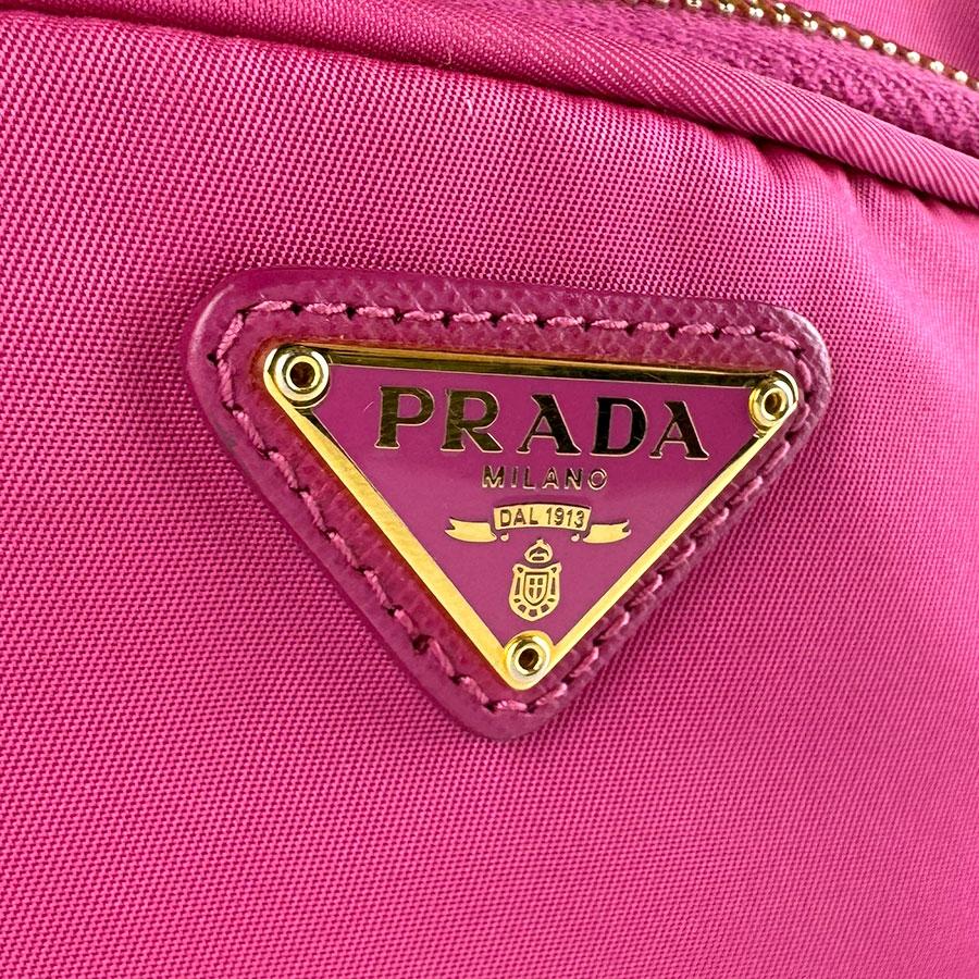 PRADA（プラダ） ショルダーバッグ ナイロン/レザー ピンク : ブランド