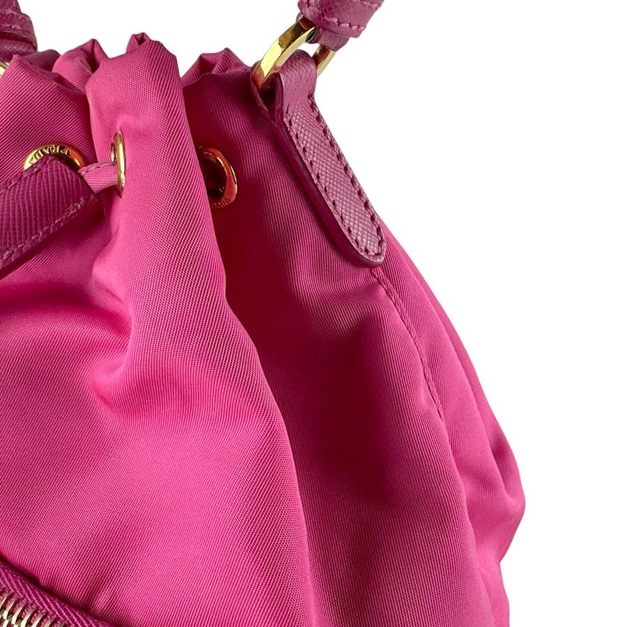 PRADA（プラダ） ショルダーバッグ ナイロン/レザー ピンク : ブランド