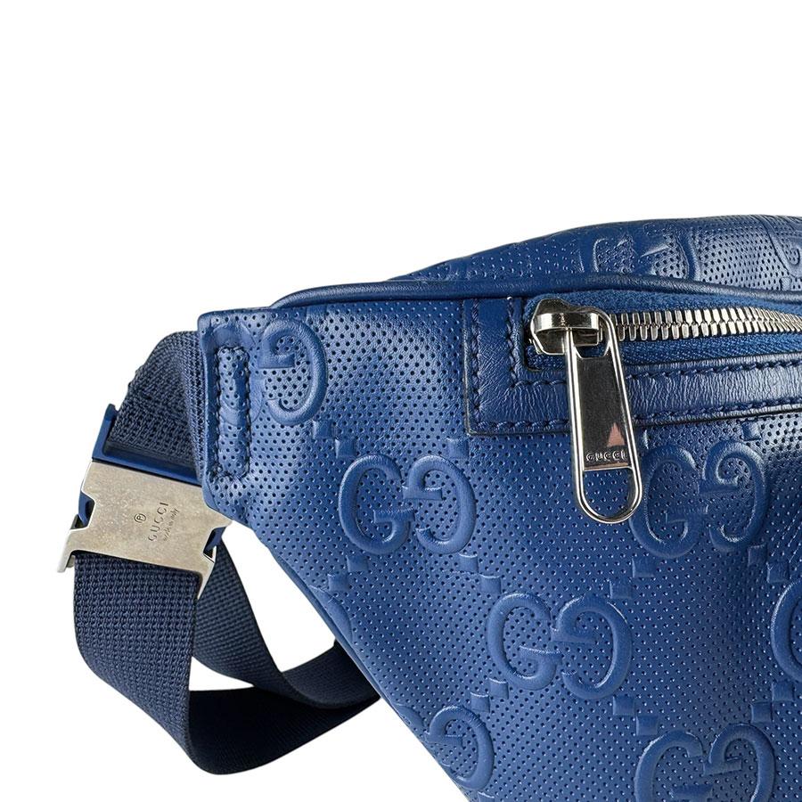 GUCCI（グッチ） ボディバッグ ウエストバッグ GGエンボス レザー