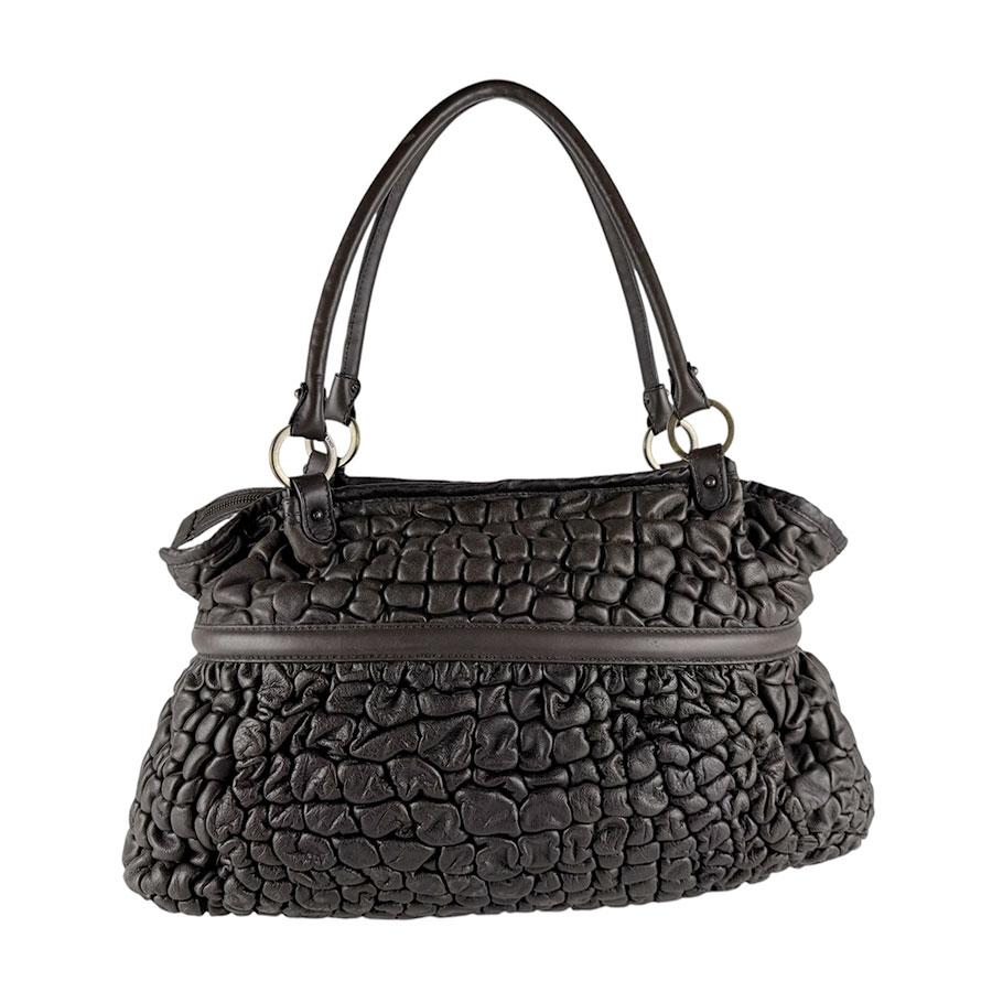FENDI（フェンディ） ショルダーバッグ レザー ブラウン : ブランド