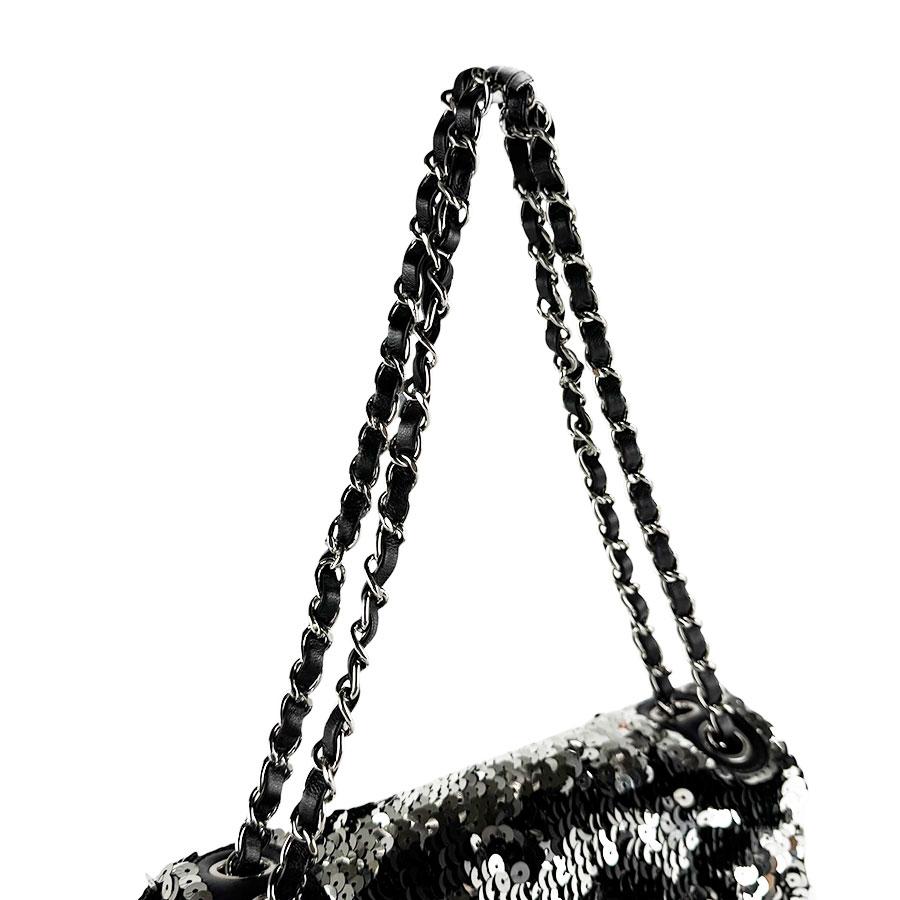 CHANEL（シャネル） ショルダーバッグ スパンコール/レザー ブラック