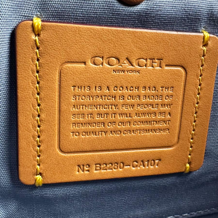 COACH（コーチ） ショルダーバッグ 2Way Bag デニム/レザー ブルー