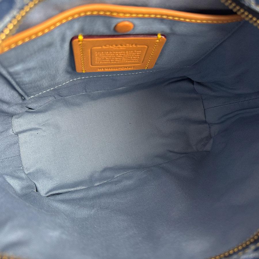 COACH（コーチ） ショルダーバッグ 2Way Bag デニム/レザー ブルー